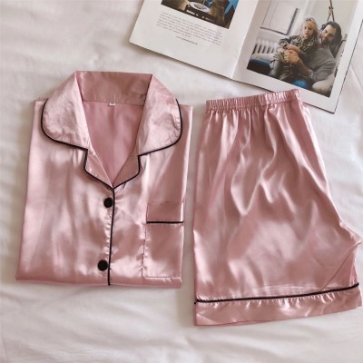 VDC FASHION HUB Women Self Design Pink Night Suit Set