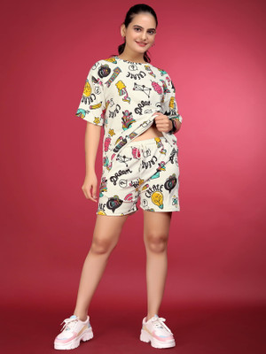 HouseOfCommon Tshirt Pant Co-ords Set