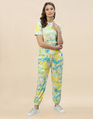 DHYANVI FASHION Printed Women Track Suit
