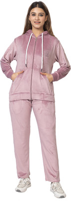 GEE 5 Women Solid Purple Top & Pyjama Set