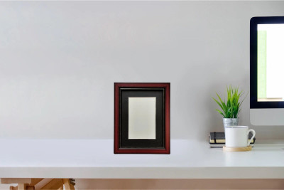 Decor53 Polymer Table Photo Frame(Maroon, 1 Photo(s), 10 x 15 Cm)