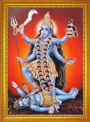 Diyansh Enterprises KALI MATA PHOTO Religious Frame