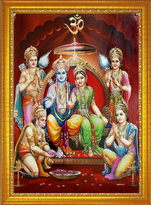 Diyansh Enterprises RAM DARBAR Religious Frame
