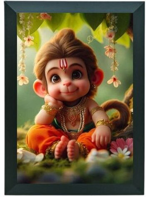 Diyansh Enterprises Hanuman Ji Religious Frame