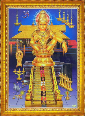 Diyansh Enterprises Lord Ayyappa Swamy Religious Frame