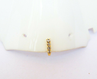 house of common Diamond Gold-plated Plated Alloy Nose Stud