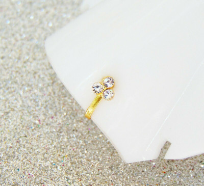 RENU CREATION Gold-plated Plated Alloy Nose Stud