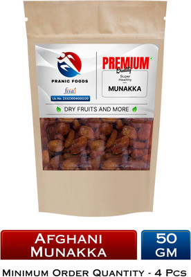 Pranic Foods Afghani Munakka Raisins Dry Fruit - 50gm Raisins(50 g)