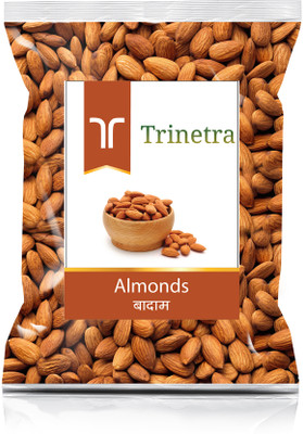 Trinetra Badam (Almond) 100gm Pack Almonds(1 x 100 g)