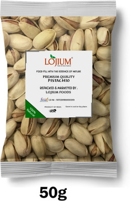 LOJIUM Premium Quality Califronia Salted Pistachios (50g) (Salted Pista) Pistachios(1 x 50 g)