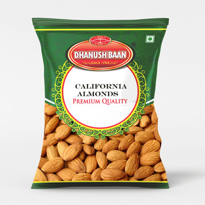 DHANUSH BAN Premium California Almonds 100g, Badam Dry Fruits - Almonds(100 g)