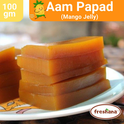 freshana Aam Papad / Mango Katli / Dry Mango Slice /Mango Jelly / Khatta-Meetha Aam Papad Mango(1 x 100 g)