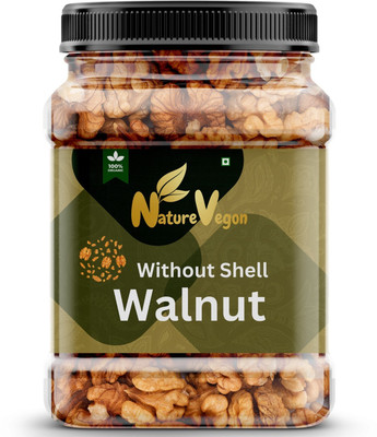 nature vegon Natural Without Shell Broken Akhrot Walnuts(250 g)