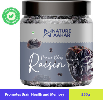 Nature Aahar Premium Black Raisins(1 x 250 g)