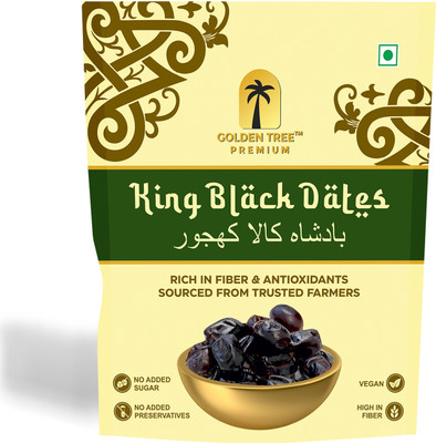 Golden Tree Premium Dates, Soft And Chewy Texture Khajur, Khajoor Dates(1 x 500 g)
