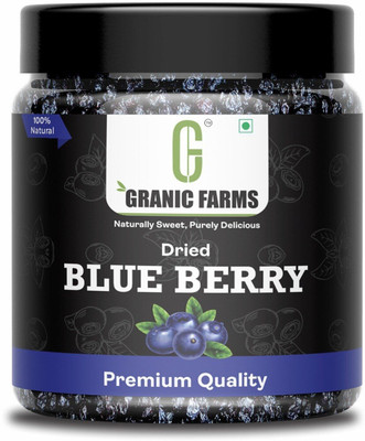 GRANIC FARMS Dried Blueberry Plum|Unsweetened Blueberries|Rich in Vitamins & Fibers | Dried Blueberry(1 x 200 g)