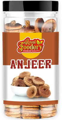 Royal Foodery Premium Afghani Anjeer/ Dried Figs | Anjeer | Dry Figs ( Bold ) Figs Figs  (1 Kg) For Rs. 509 @ 49 %