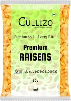 CULLIZO PRIMIUM QUALITY AFGHANI GOLDEN RAISINS(KISHMISH)(5x50g) Raisins(250 g)