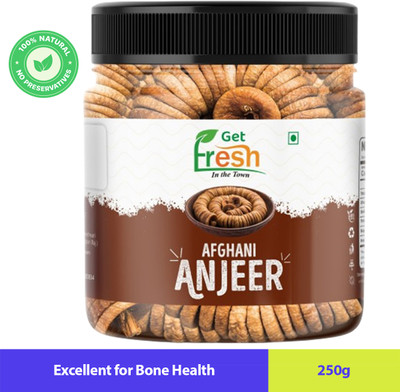 Get Fresh A3 Dry fruits Afghani Anjeer || Dried Figs 250gm || Figs(1 x 250 g)