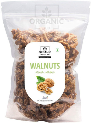 Organic Box Kashmiri Walnut Without Shell - 500gm - Akhrot Giri - Walnut kernels Walnuts(1 x 500 g)