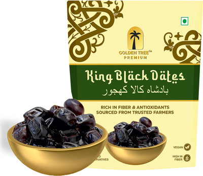 Golden Tree Premium Dates for Strong Bones | 100% Fresh & Natural | Anti-Oxidants Rich Dry Dates(1 x 500 g)
