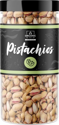 Organic Box Whole Roasted Salted Pistachios with Shell 500 GMS| Fresh and Healthy Dry Fruits Pistachios(500 g)