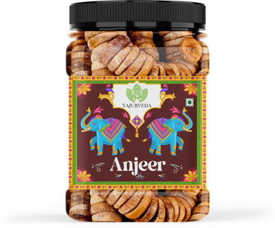 Yajurveda Premium Dried Afghani Anjeer/ Figs | Fresh Dried Anjeer Figs(1 x 250 g)
