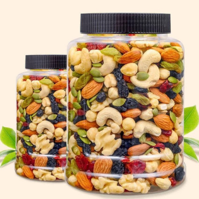 plum natural Mix Dry Fruit | Panchmeva | 200GM | JAR | Almonds, Cashews, Raisins, Dry Dates, Pistachios, Figs, Kiwi, Assorted Fruits & Nuts(200 g)