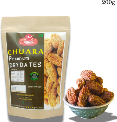 DADA New Premium Dry Dates (Chuara) Dry Dates(1 x 200 g)