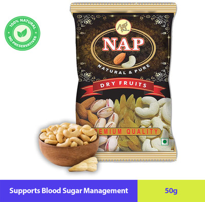 Nap Premium Quality 100% Natural Cashew , 50G Cashews(1 x 50 g)
