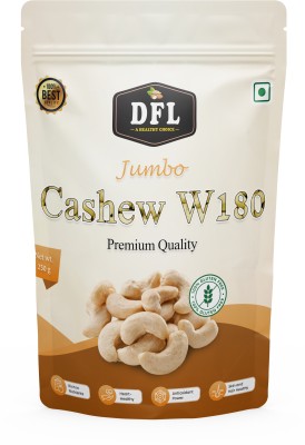 Dry Fruit Legacy Jumbo Cashew Delight (W-180) Cashews(250 g)