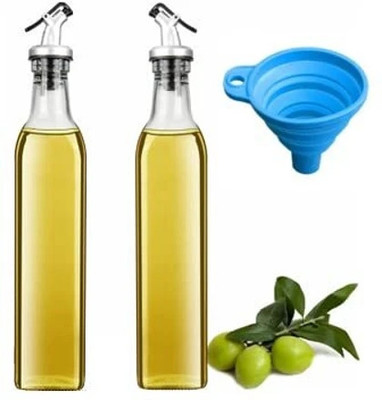RITKRU 500 ml Cooking Oil Dispenser Set(Pack of 2)