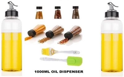 LIVORY 1000 ml Cooking Oil Dispenser Set(Pack of 2)