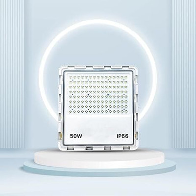 KCS Lite 50W Led Flood Light - Ip66 Waterproof Led Lights With 120 Wide Beam (Cool White,6500K)-Pack Of 1 Flood Light Outdoor Lamp(White)