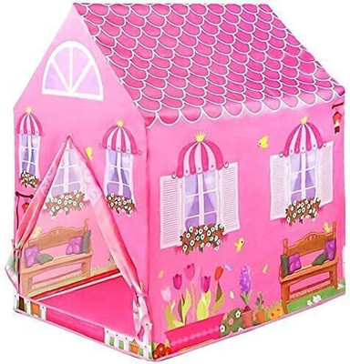 BBG BBG_BBG Jumbo Size Hut Type Kids Play Baby Tent House for kids(Pink)