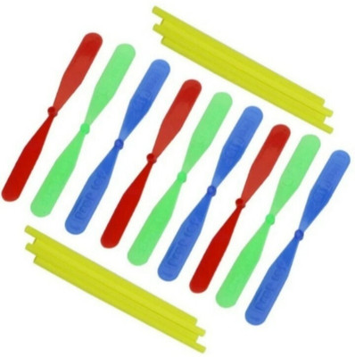 Super Easy 24pcs Cute Dragonfly Flying For Baby Kids Outdoor Toy Propeller Bamboo(Multicolor)