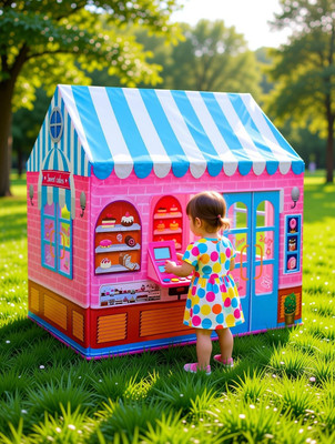 Eligent Enterprise Tent house toys for boys and girls (Big size)(Pink)