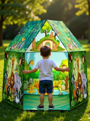 Cantus Kids toys animal tent house for boys and girls (Big Size)(Green)