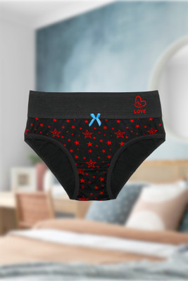 VAISHMA Women Hipster Black Panty(Pack of 1)