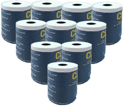 Chamois 2 inch premium thermal bill rolls 15 meter POS & Receipt printers -15mt-10 packs non adhesive Paper Label(White)