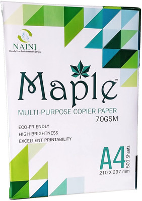 Maple Multi Purpose Copier Paper Multi Purpose Copier Paper A4 70 gsm A4 paper(Set of 1, White)