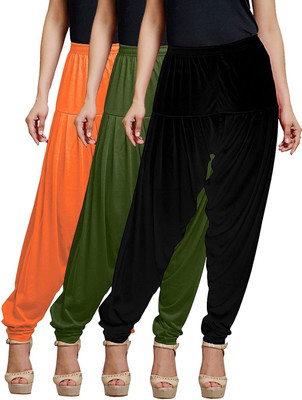 HouseOfCommon Cotton Blend Solid Patiala