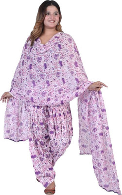 HANVIK TRADERS Women Patiala Dupatta Set