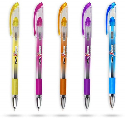 Win X-Ten 30 Blue Pens | 0.7 mm Tip | Students & Exams | Long Lasting Ball Pen(Pack of 30, Ink Color - Multicolor)