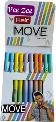 Vee Zee Ballpoint Ball Pen(Pack of 20, Ink Color - Blue)