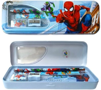 SAPB Spiderman Spiderman Art Metal Pencil Box(Set of 1, Multicolor)