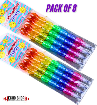 Echo Shop Moti Pencil for Kids Birthday Party Gifts Non-Sharpening Stacking Pencil Pencil(Set of 1, Multicolor)