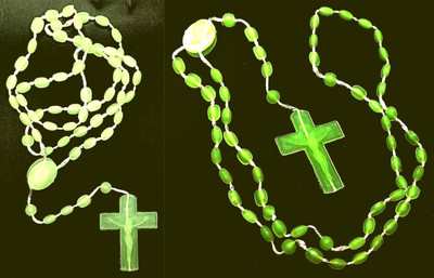 Dynamic Retail Global Jesus Cross Radium Locket Pendant Necklace Religious Jewellery Christmas MA1843 Crystal Pendant Set