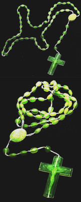 Dynamic Retail Global Jesus Cross Radium Locket Pendant Necklace Religious Jewellery Christmas MA1412 Crystal Pendant Set