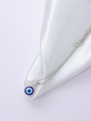 m a enterprises Round Shape EviL Eye Nazar Locket Pendant Metal Locket